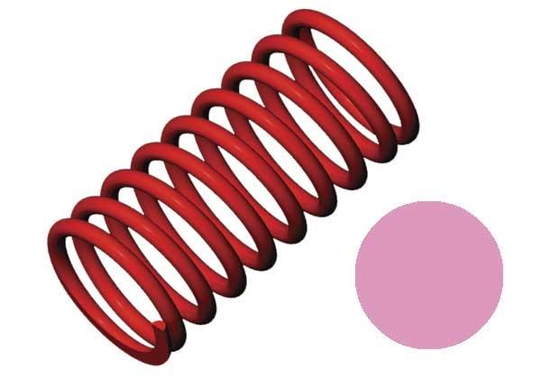 Traxxas Spring shock red (GTR) (5.4 rate pink) (1 pair)