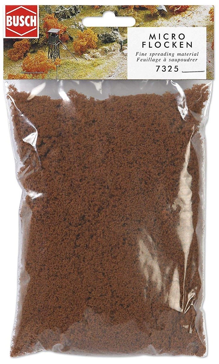 Busch Micro Vlokken Oranje Bruin H0 / N / TT / 1G / 0 / Z