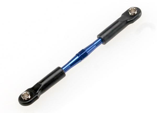 Traxxas Turnbuckle, aluminum (blue-anodized), camber link, rear, 49mm (1) (assembled with rod ends & hollow balls) (See part 3741X for complete camber link set)