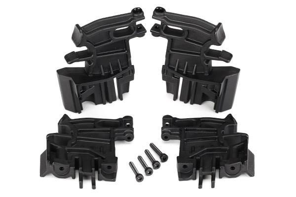 Traxxas Battery hold-down mounts left (2)/ right (2)/ 3x18mm CS (4)