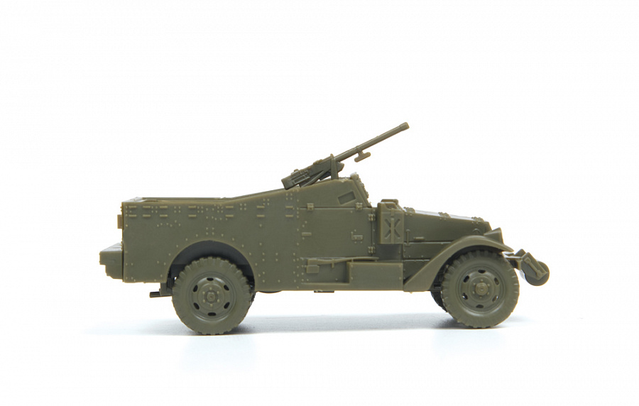 Zvezda Soviet Armored M-3 Scout Car with Machine Gun 1/100