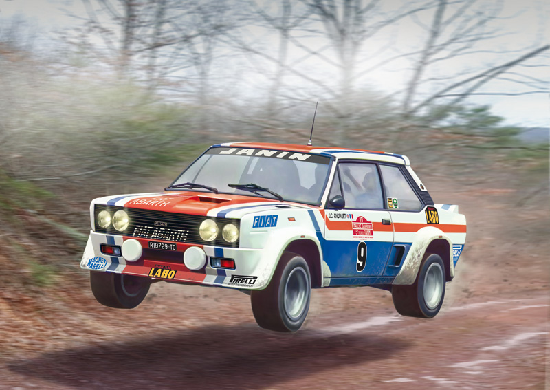 Italeri Fiat 131 Abarth 1977 Sanremo Rally Winner 1/24