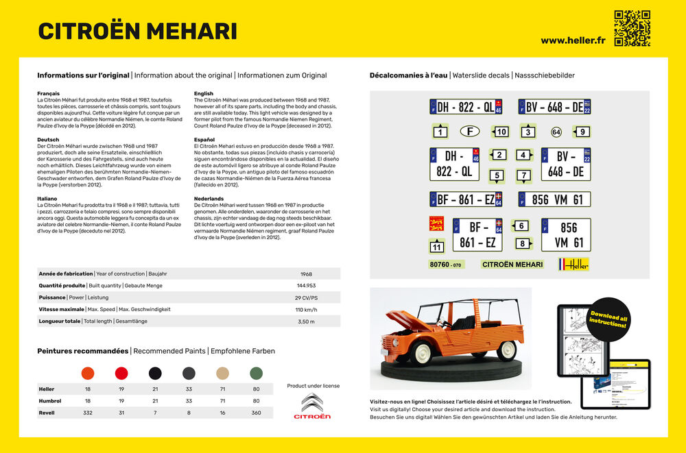 Heller Citroën Mehari (Version 1) 1/24