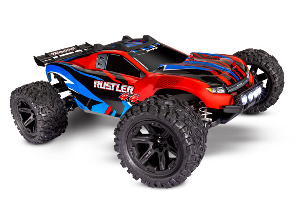 Traxxas LED light set complete (includes front and rear bumpers with LED light bar rear LED harness & BEC Y-harness) (fits 4WD Rustler)