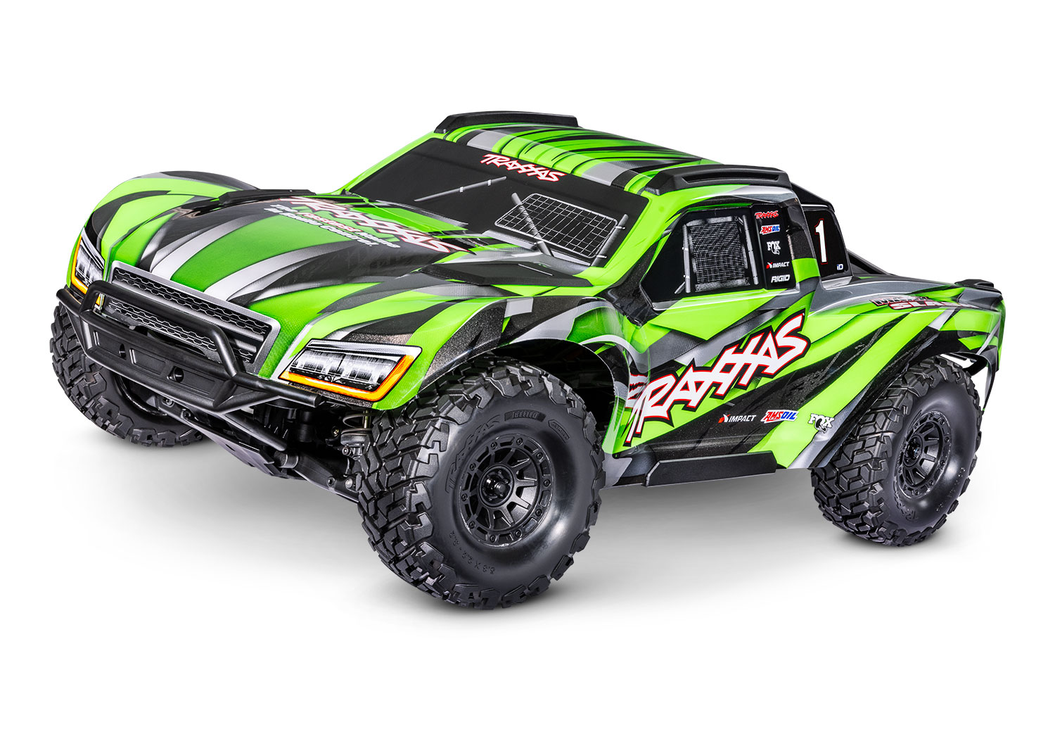 Traxxas Maxx Slash Brushless 6S Short Course Truck 4WD TSM RTR Green