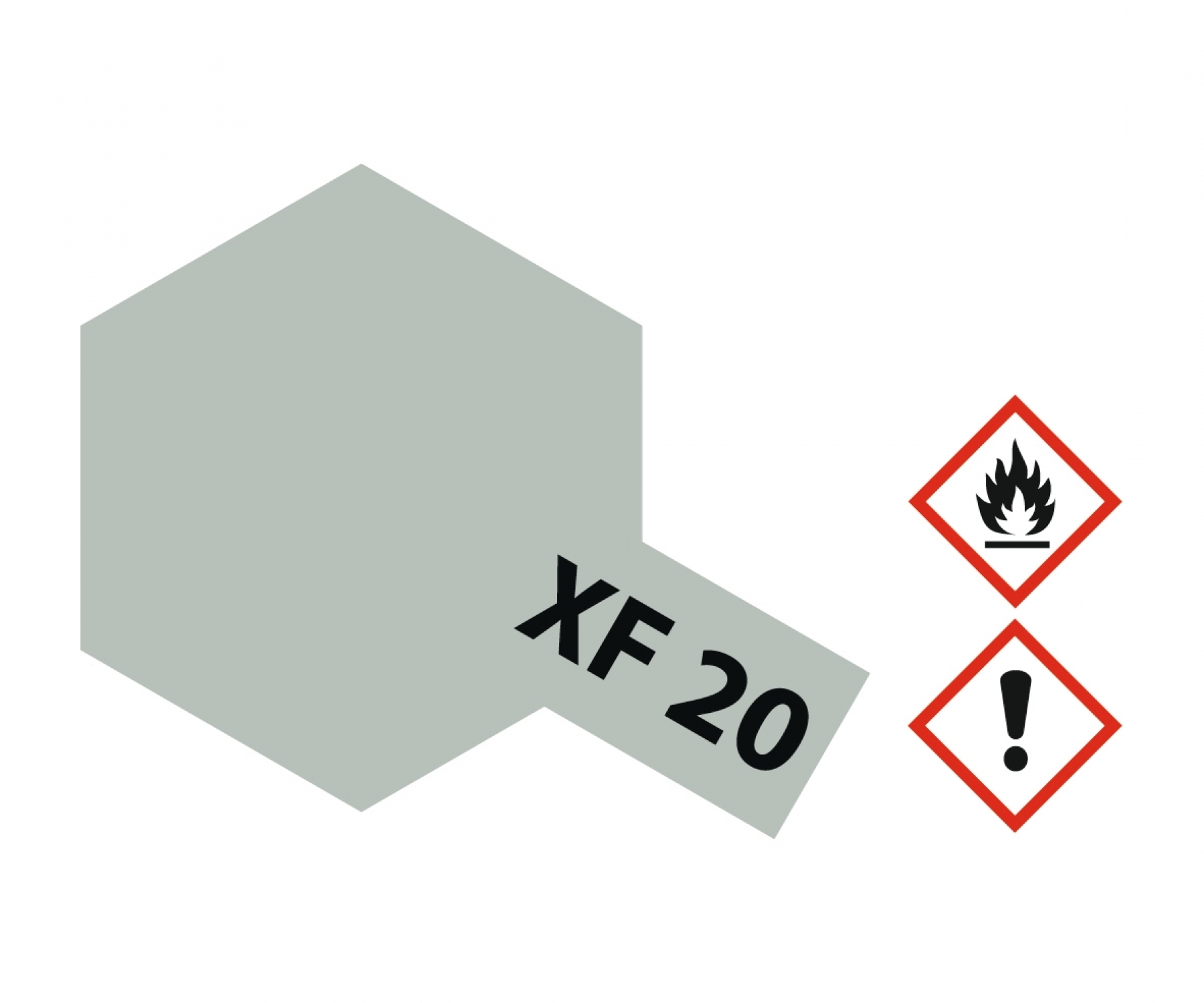 XF20 Potje Medium Grey flat 23ml Tamiya