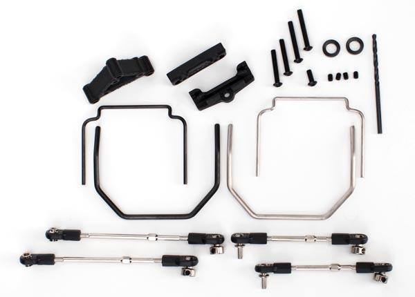 Traxxas Sway bar kit, Revo® (front and rear) (includes thick and thin sway bars and adjustable linkage) (requires part #5411 to install rear bumper)