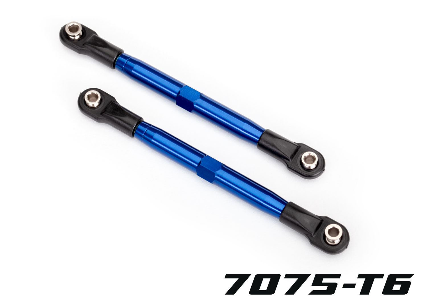 Traxxas Toe links (TUBES blue-anodized 7075-T6 aluminum stronger than titanium) (87mm)