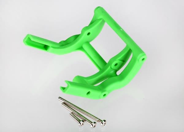 Traxxas Wheelie bar mount (1) / hardware (green)