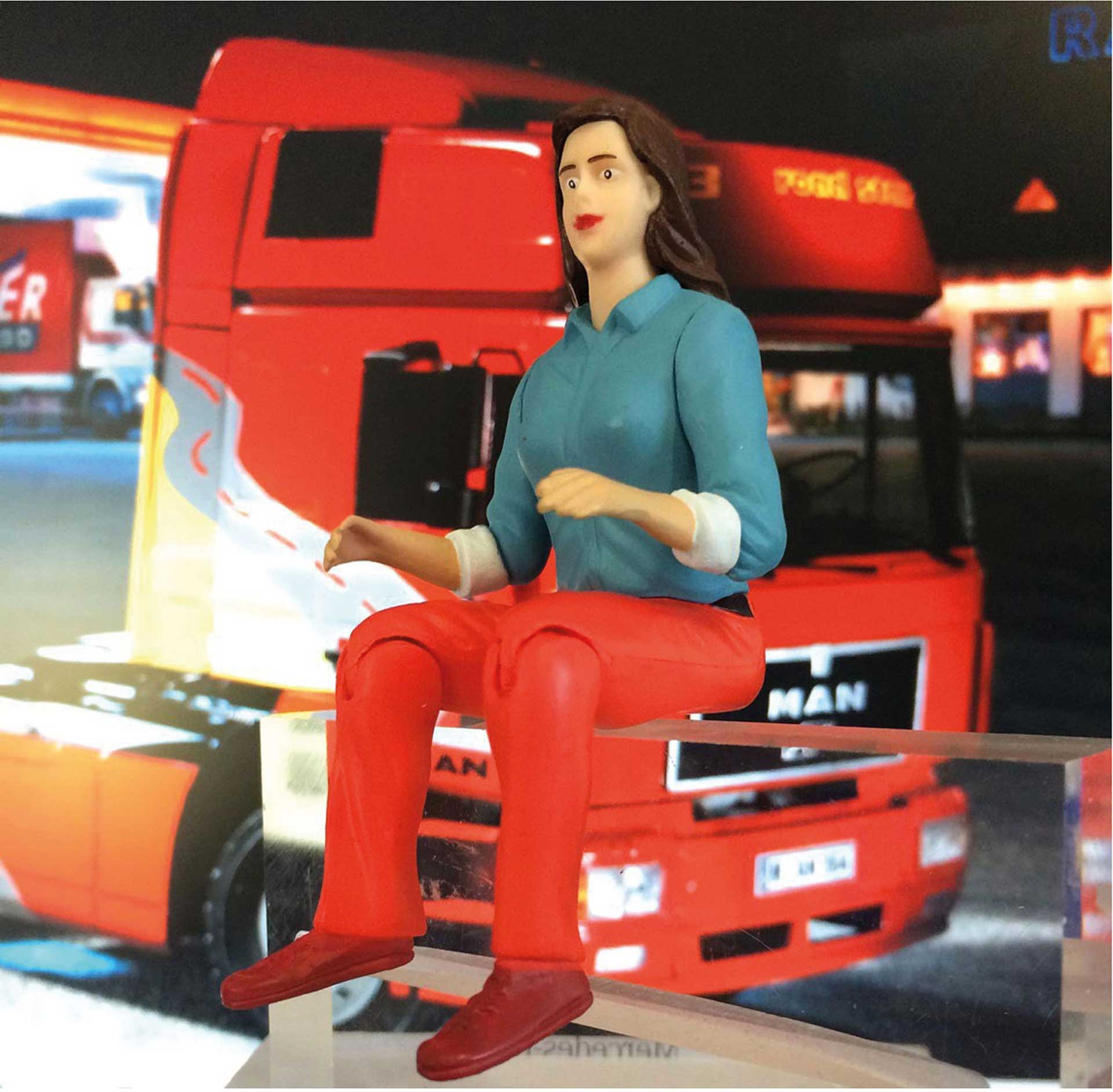 Robbe Truck-driver Female Figure for 1/14 Trucks