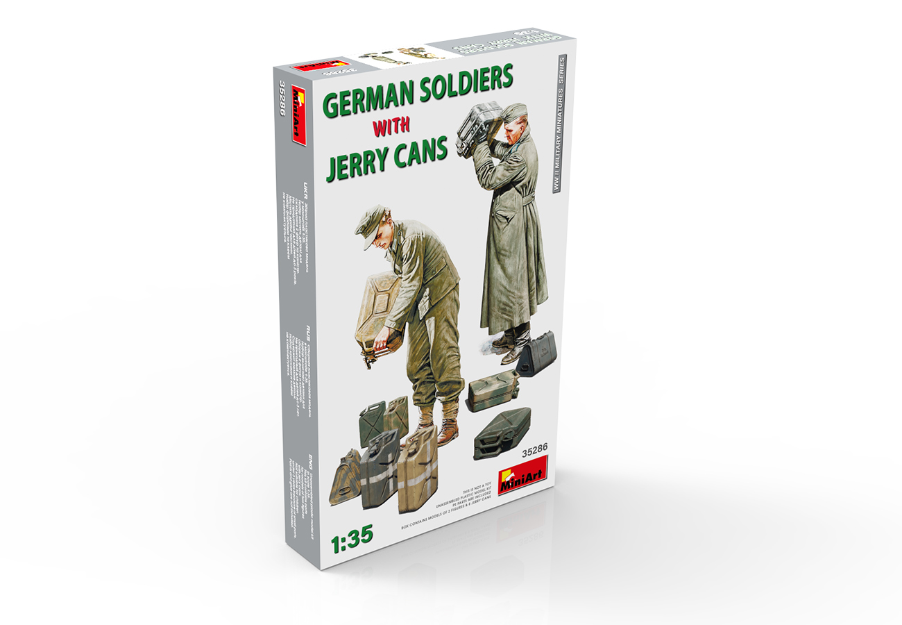 MiniArt German Soldiers with Jerry Cans 1/35
