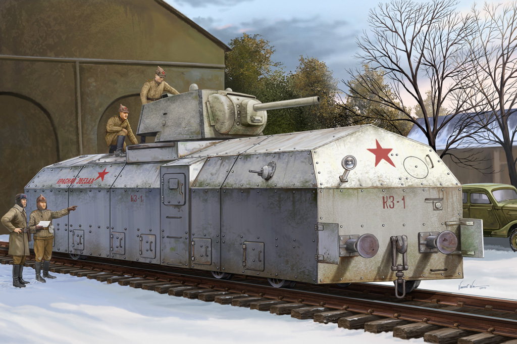 HobbyBoss Soviet Draisine Krasnaja Zvezda 1/72