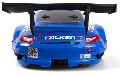 HPI RS4 Sport 3 Porsche 911 GT3 RSR Falken 1/10