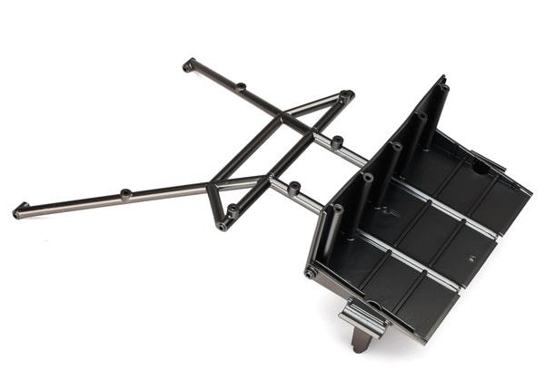 Traxxas Tube chassis center section rear (satin black chrome-plated)