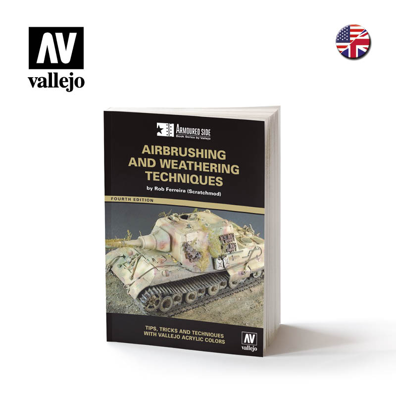 Vallejo Airbrushing and Weathering Techniques Book By Rob Ferreira