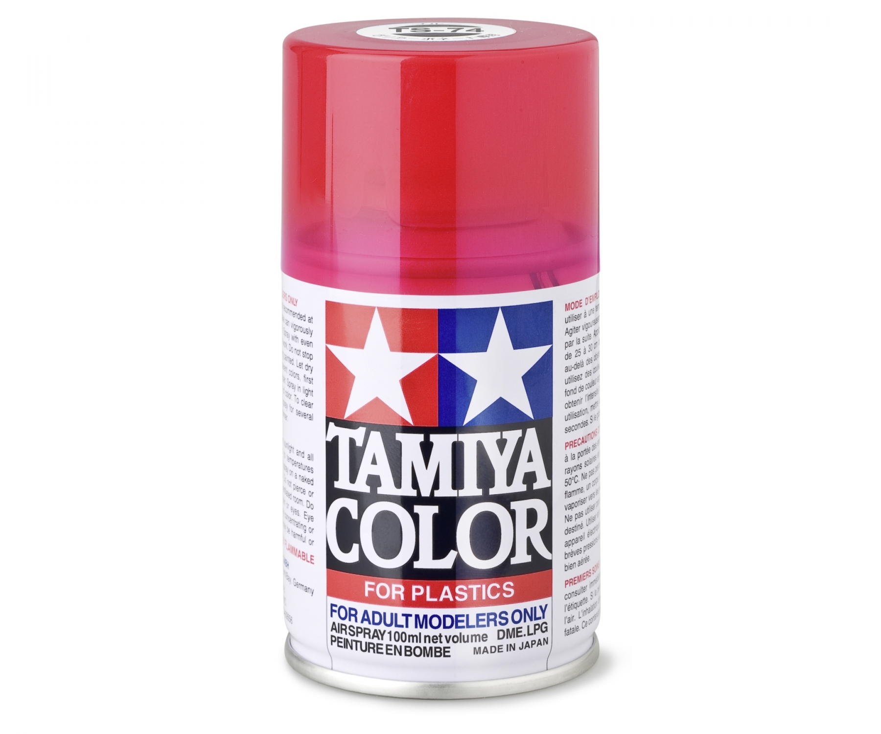 TS74 Spray Clear Red transparent 100ml Tamiya