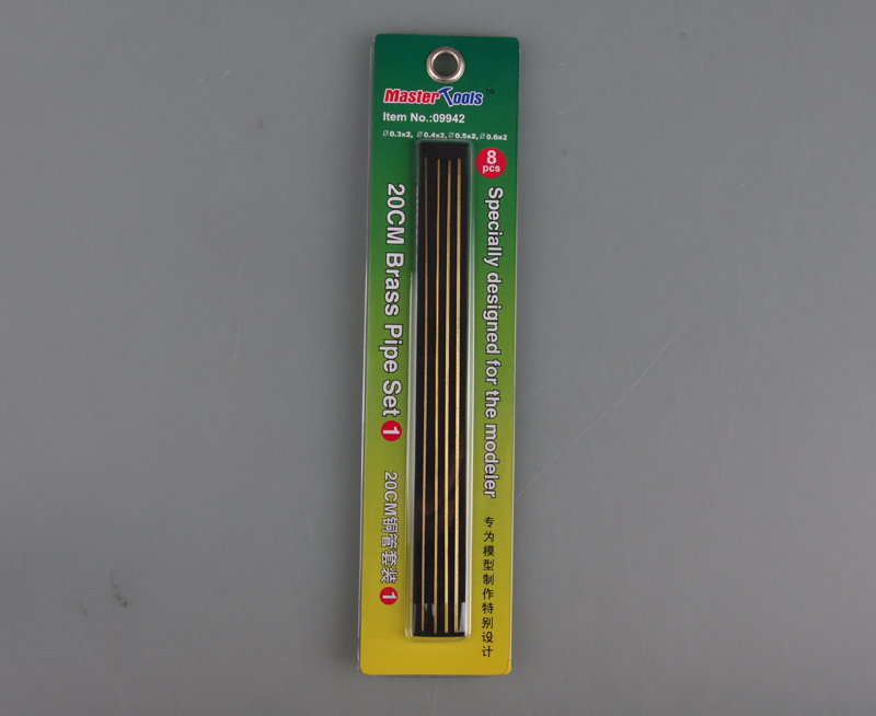 Master Tools 20cm Brass Pipe Set 1 (8)