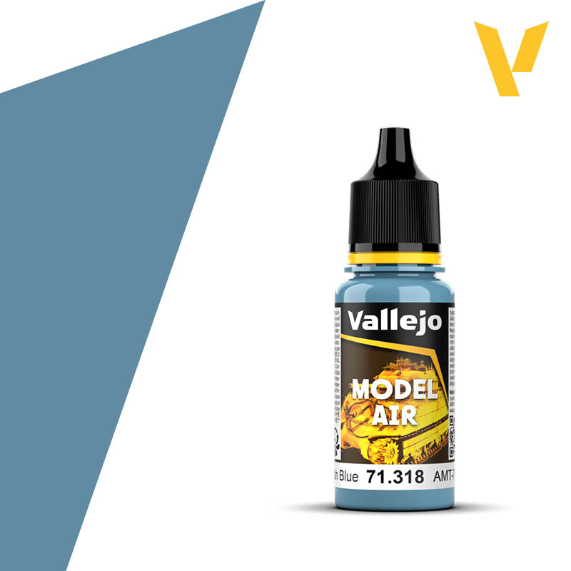 71318 Vallejo AMT-7 Greyish Blue Model Air 18ml