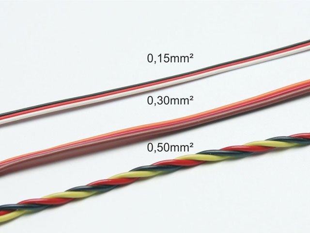 Pichler Servo Kabel 0.15mm² JR (5 meter)