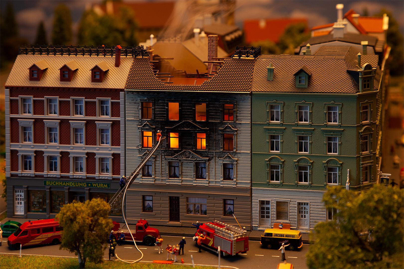 Faller Brandend Huis N