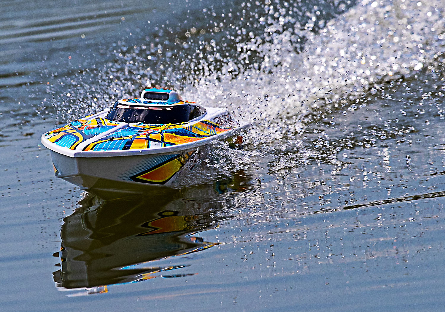 Traxxas Blast High Performance Boat TQ (incl. battery/charger) Orange