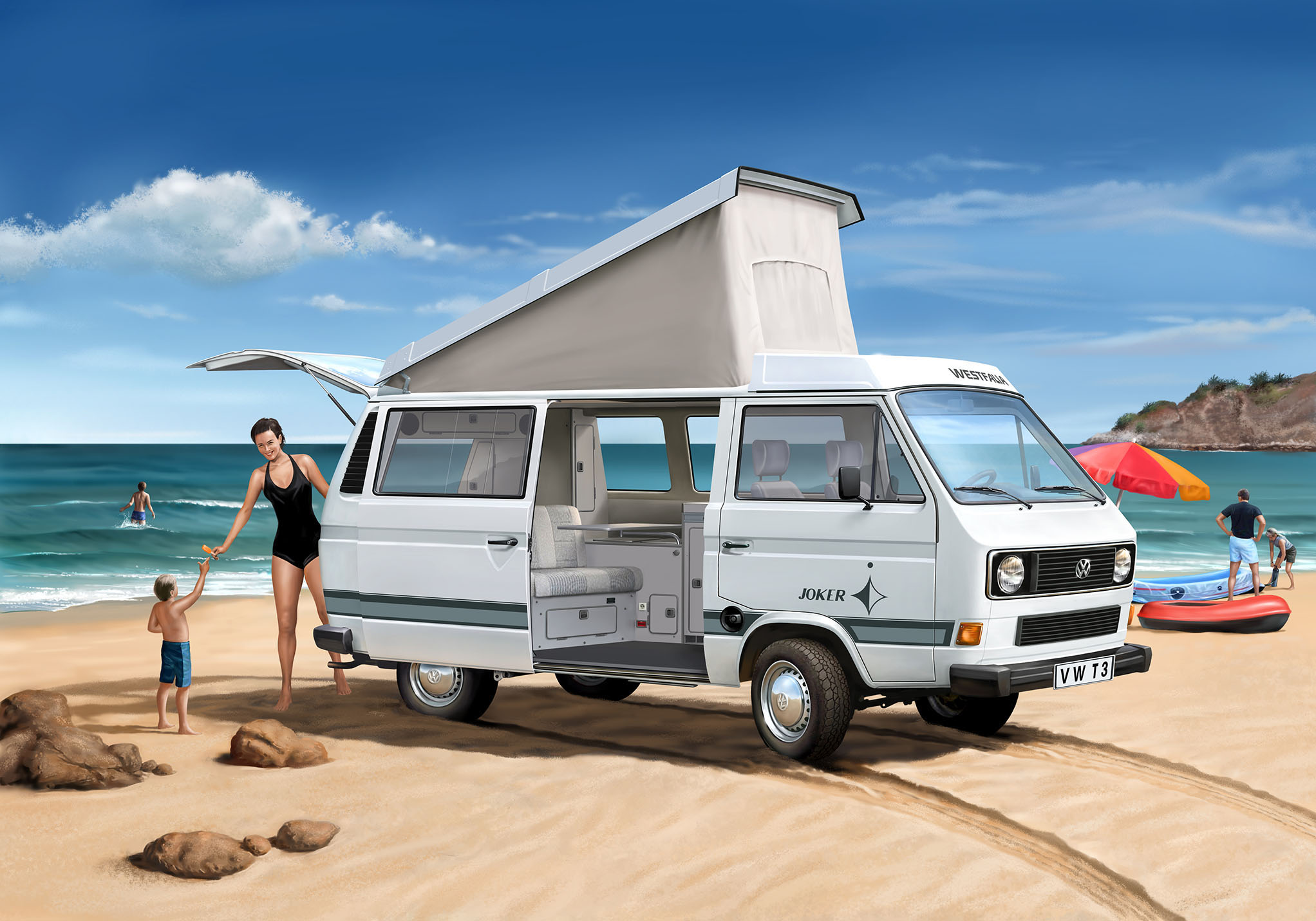 Revell Volkswagen T3 Camper 1/25
