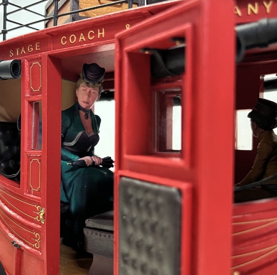 Artesania Latina Set van 4 Figuren in Resin voor Stagecoach 1/12
