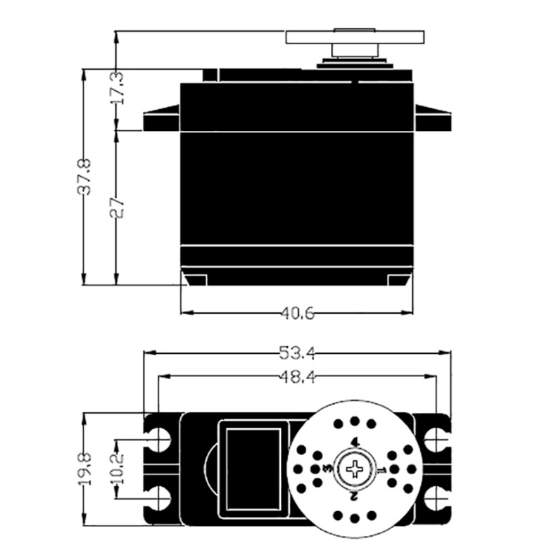 Hitec HS-645MG Analog Metal Gear Servo