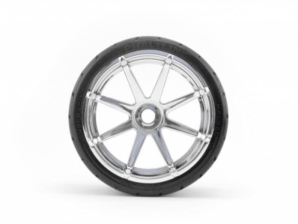 HPI Mounted Phaltine Tire on Blast Wheel Chrome (2)