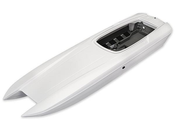 Traxxas Hull DCB M41 white (no graphics) (fully assembled)