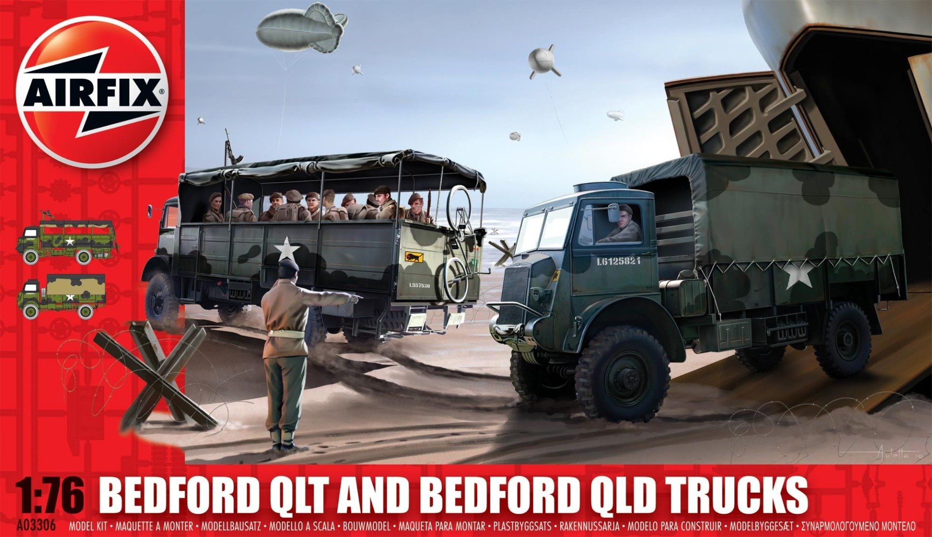 AirFix Bedford QLT And Bedford QLD Trucks 1/76