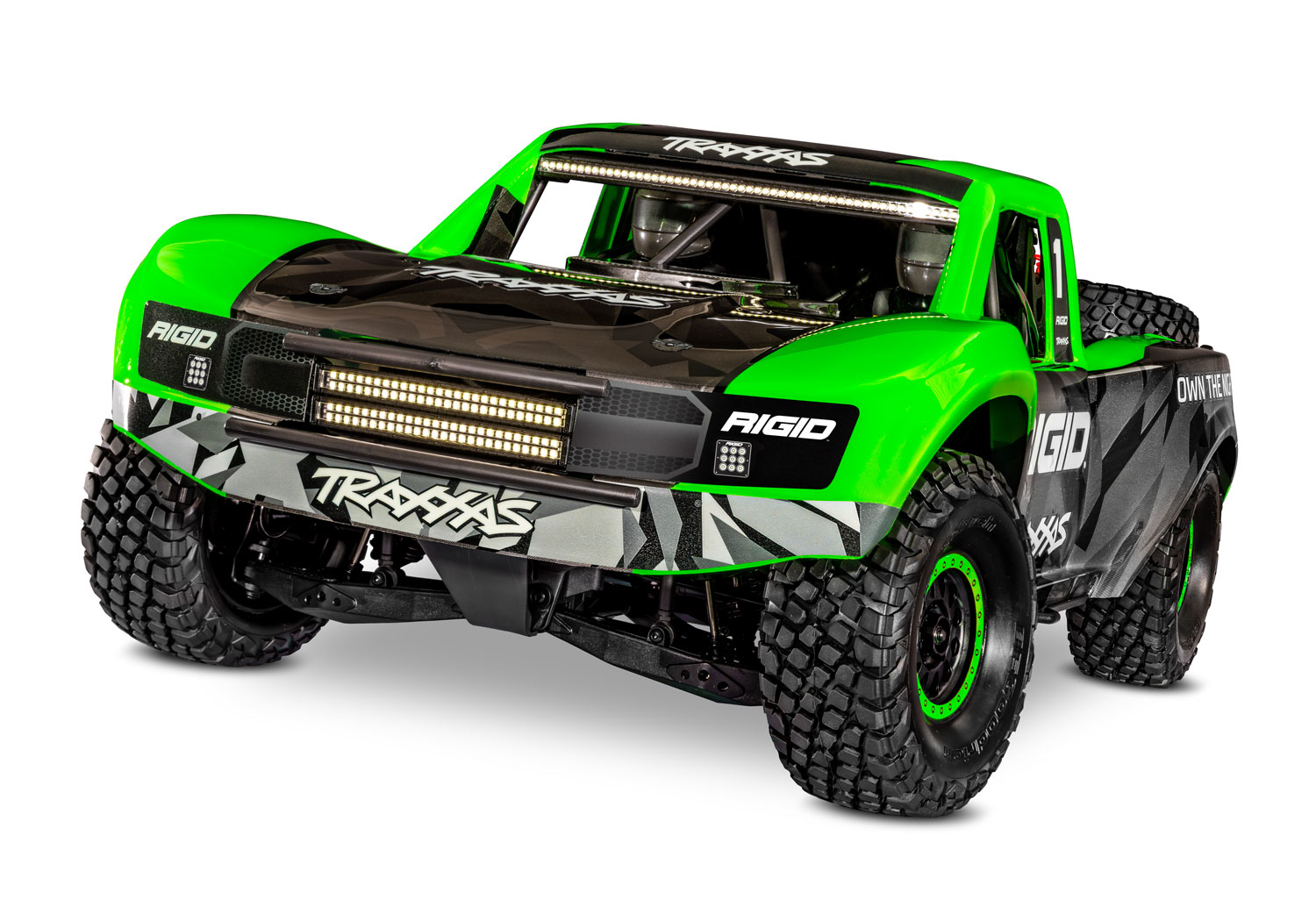 Traxxas Unlimited Desert Racer Pro-Scale 4WD incl. LED TQi VXL-6S RIGID 1/8 Green