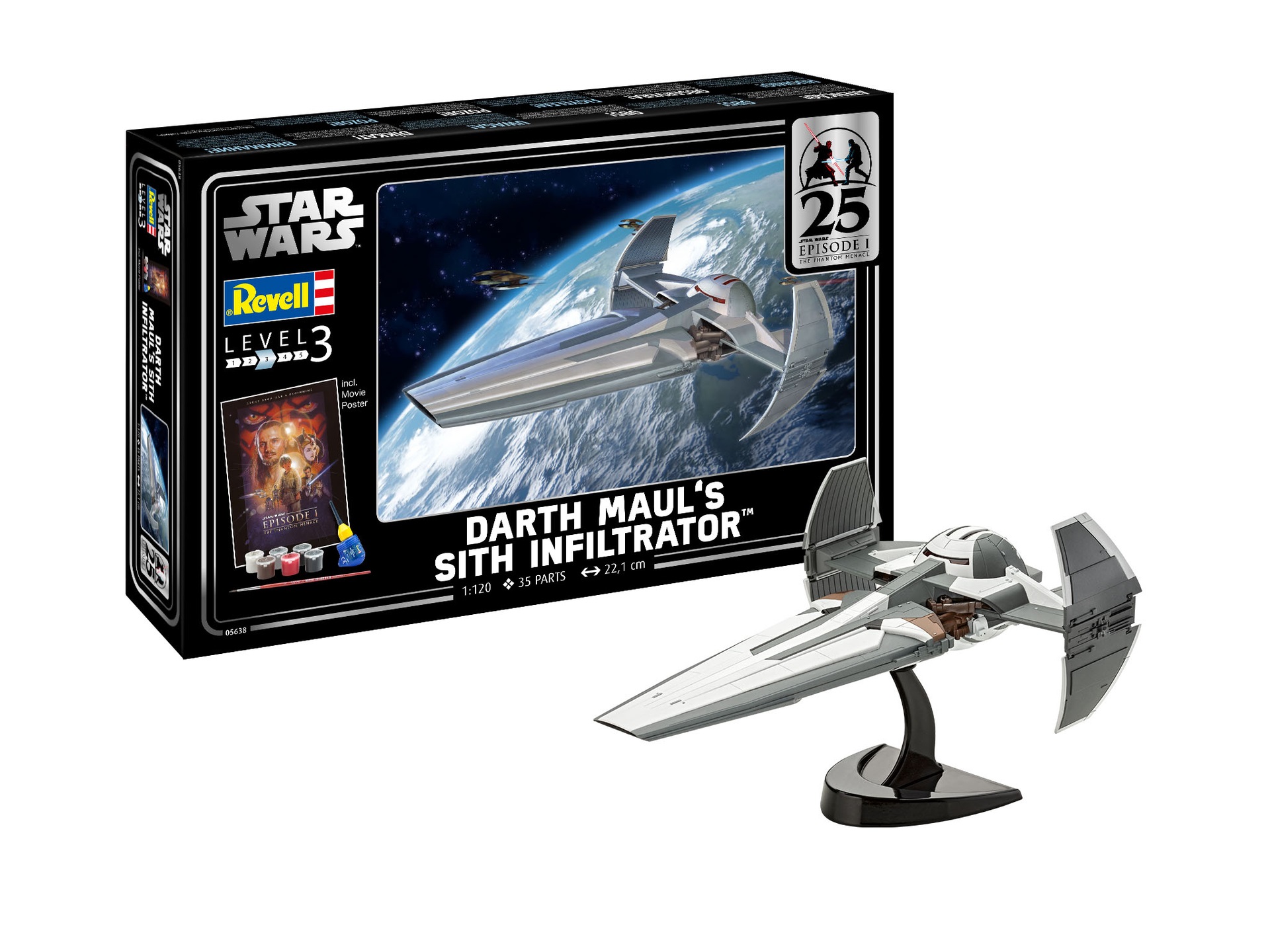 Revell Darth Maul's Sith Infiltrator™ Gift Set 1/120