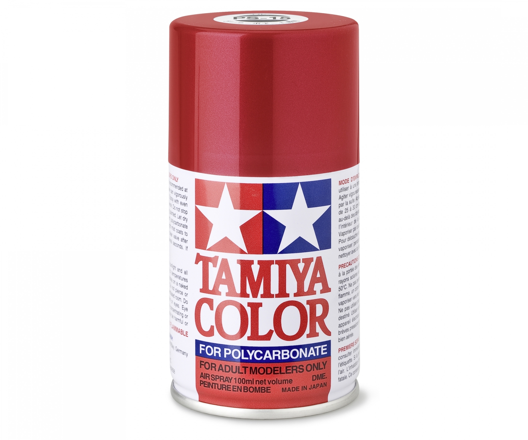 PS15 Spray Metallic Red brillant 100ml Tamiya