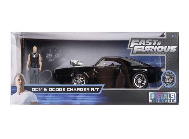 Jada Toys 1970 Dodge Charger Fast and Furious black 1/24