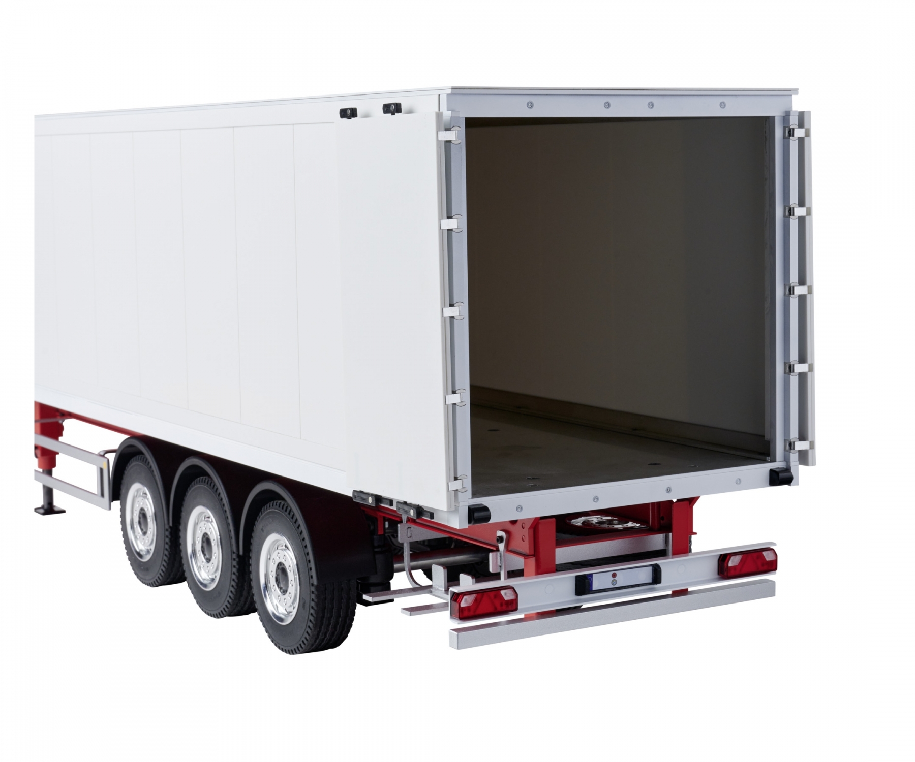 Carson 3-Axle Semi-Trailer Versie III white 1/14