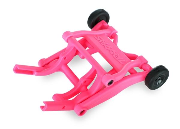 Traxxas Wheelie bar assembled (Pink) (fits Stampede Rustler Bandit series)