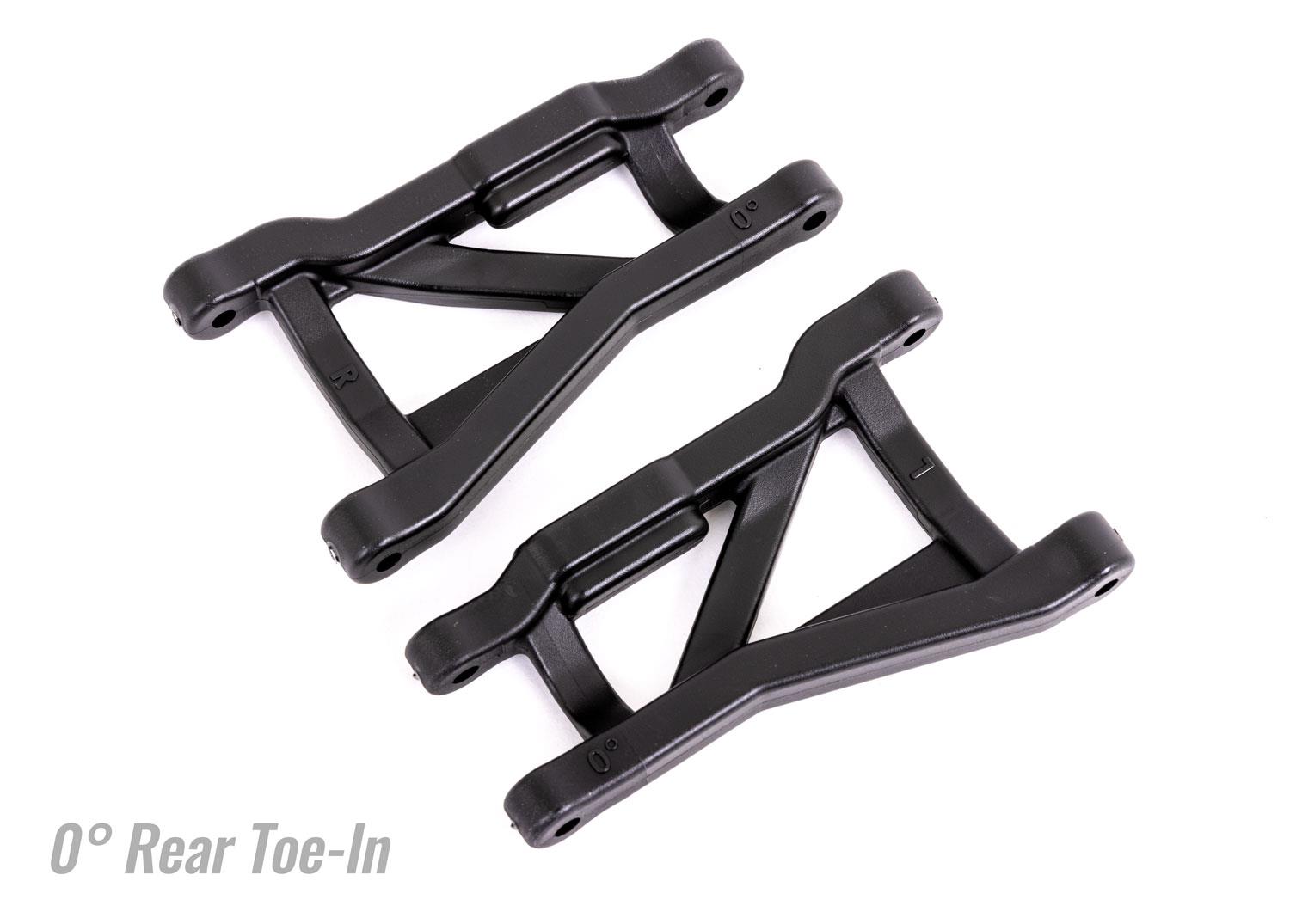Traxxas Suspension arms black rear (left & right) heavy duty 0° toe angle (2)