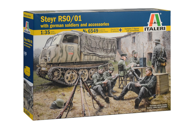 Italeri Steyr RSO/01 with German Soldiers and Accessories 1/35