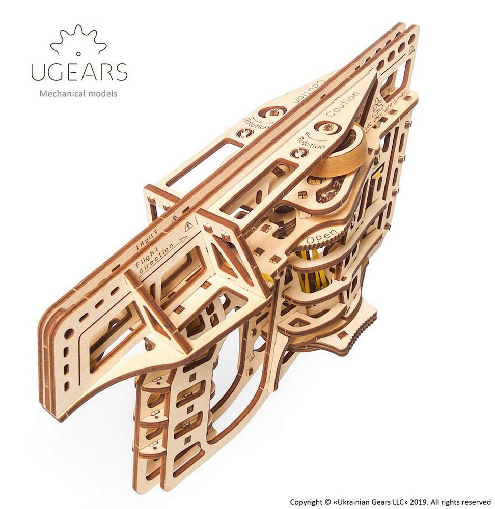 U-Gears Flight Starter mechanisch houten bouwpakket