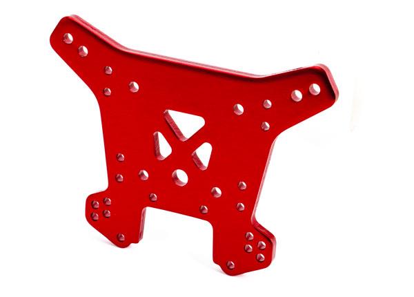 Traxxas Shock tower rear 6061-T6 aluminum (red-anodized)