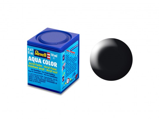 302 Zwart Aqua satin 18ml Revell