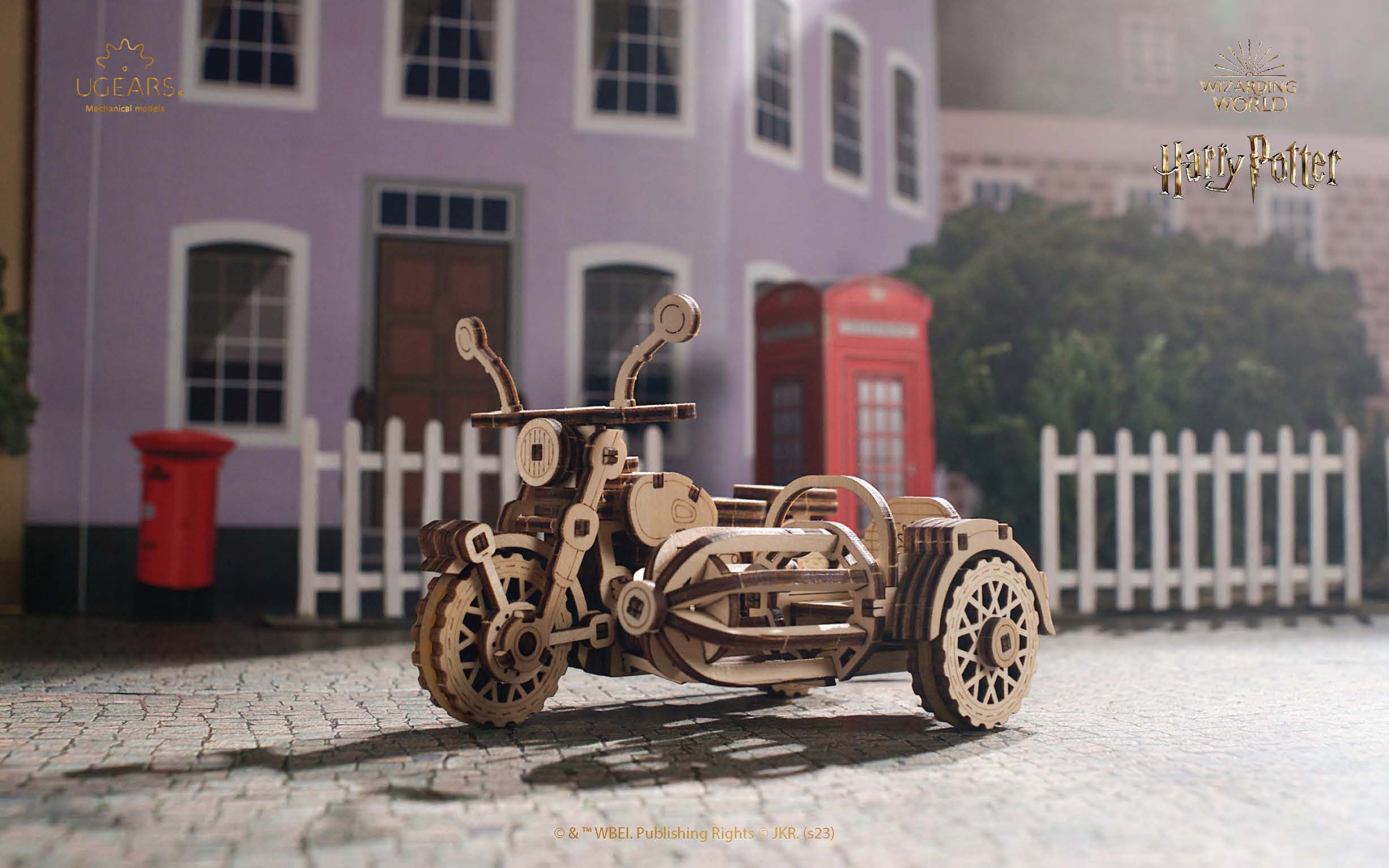 U-Gears Hagrid's Flying Motorbike™ mechanisch houten bouwpakket