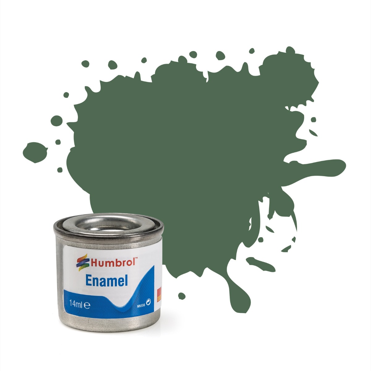 76 Uniform Green enamel flat 14ml Humbrol