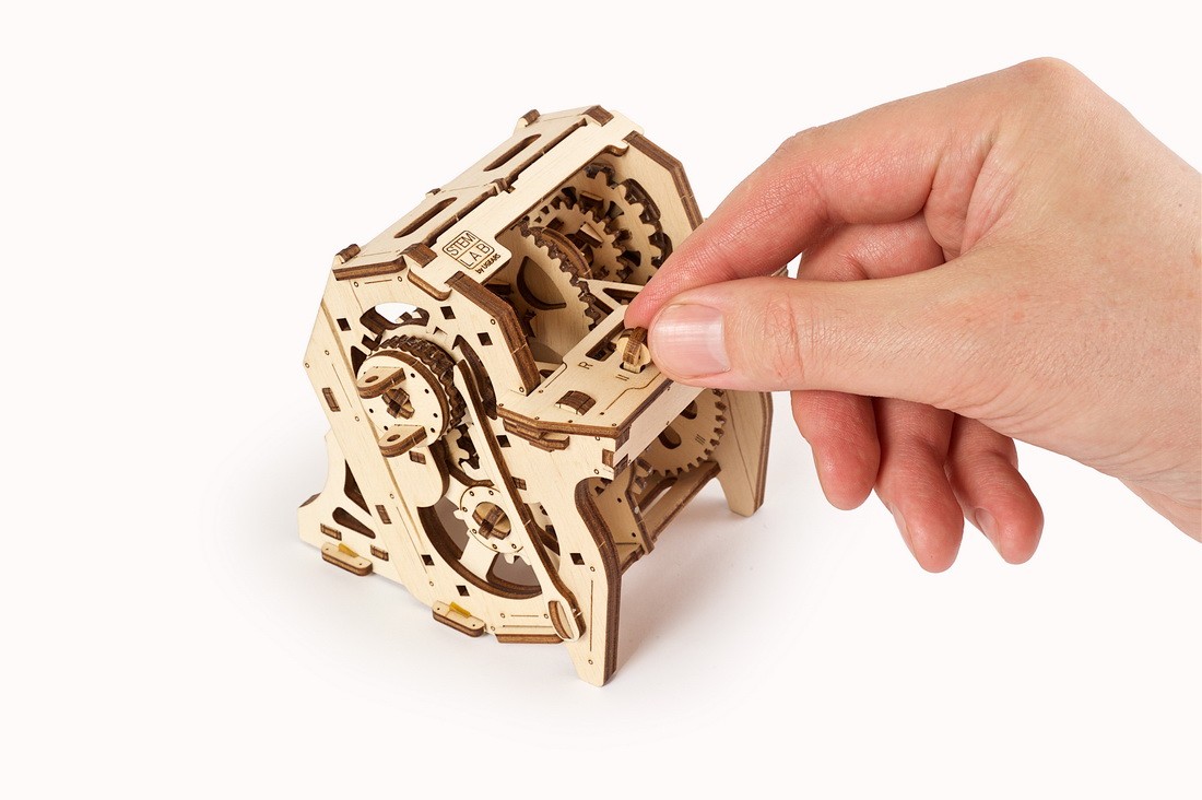 U-Gears Stem Lab Gearbox mechanisch houten bouwpakket