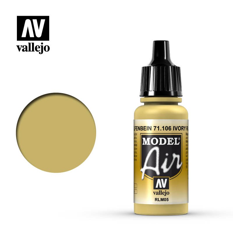 71106 Vallejo Ivory RLM05 Model Air 17ml