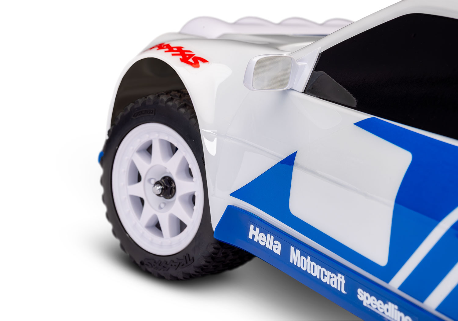 Traxxas Mini Rally VXL Ford RS200 incl battery and charger White 1/12
