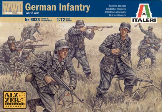 Italeri German Infantry WWII 1/72
