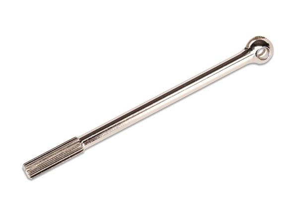 Traxxas Half shaft, external splined (steel-spline constant velocity) (1) (fits 2WD Rustler®/Stampede®)