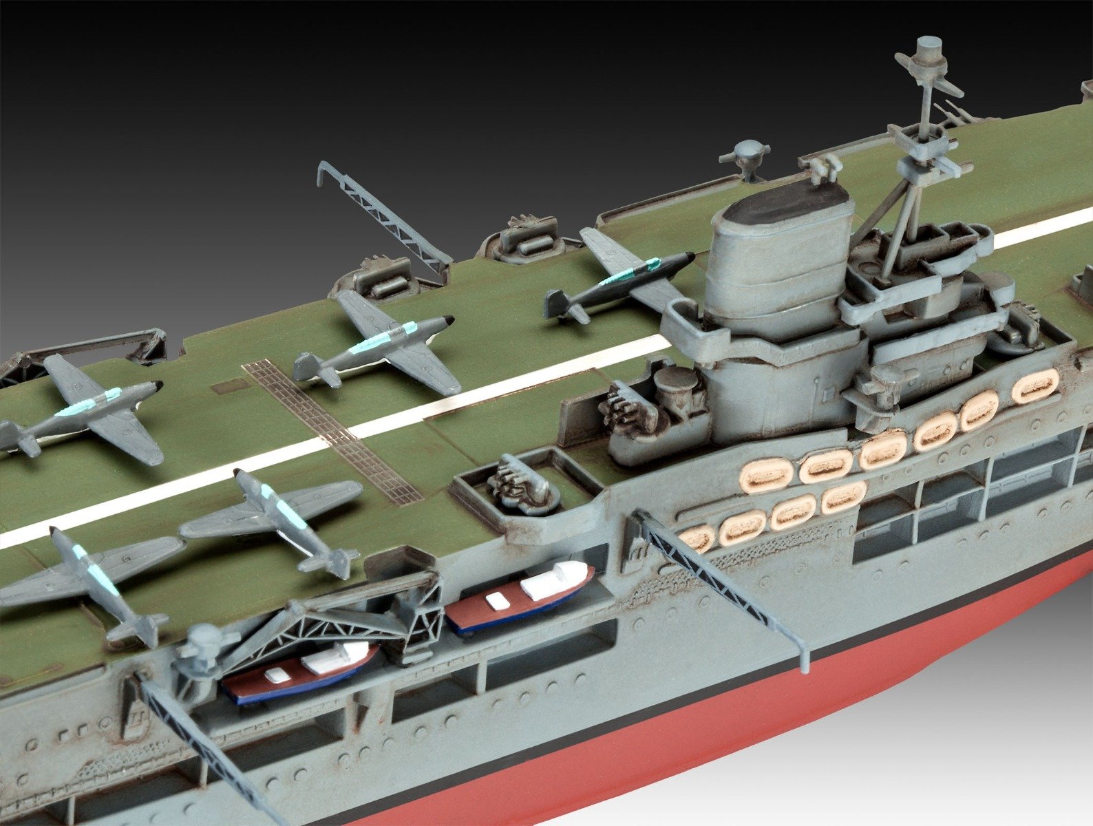 Revell Tribal Class Destroyer + HMS Ark Royal 1/720